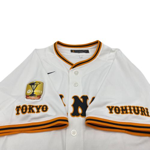 読売ジャイアンツ (ヨミウリジャイアンツ) NPB レプリカユニフォーム 吉川尚輝 メンズ SIZE L ホワイト 背番号2【2024 セ・リーグ チャンピオン・エンブレム レプリカ ユニホーム】 NIKE