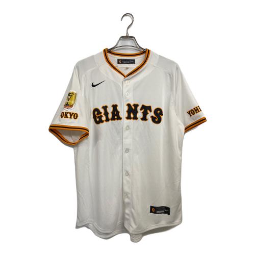 読売ジャイアンツ (ヨミウリジャイアンツ) NPB レプリカユニフォーム 甲斐拓也 メンズ SIZE L ホワイト 背番号10【2024 セ・リーグ チャンピオン・エンブレム レプリカ ユニホーム】 NIKE