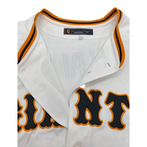 読売ジャイアンツ (ヨミウリジャイアンツ) NPB レプリカユニフォーム 甲斐拓也 メンズ SIZE L ホワイト 背番号10【2024 セ・リーグ チャンピオン・エンブレム レプリカ ユニホーム】 NIKE