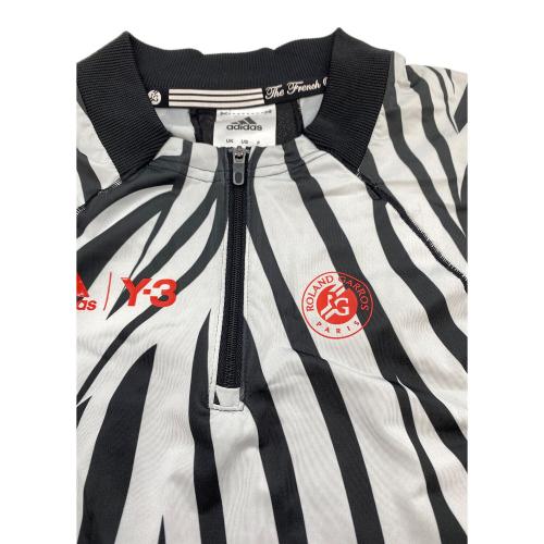 ROLAND GARROS (ローランギャロス) テニスウェア メンズ SIZE M ホワイト×ブラック 【ROLAND GARROS テニス プラクティスシャツ】全仏オープン @C* ⑨ Y-3 AY8997
