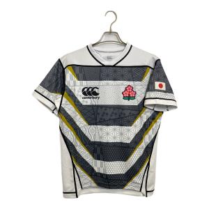 ラグビー日本代表 2022 レプリカジャージ メンズ SIZE M ホワイト×ブラック JAPAN EMERGINGBROSSOMS ジャパンラグビーチャリティーマッチ2022 CANTERBURY