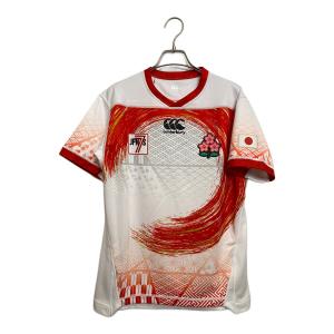 ラグビー日本代表 SEVENS 2021 レプリカジャージ メンズ SIZE M ホワイト×レッド CANTERBURY RG30194