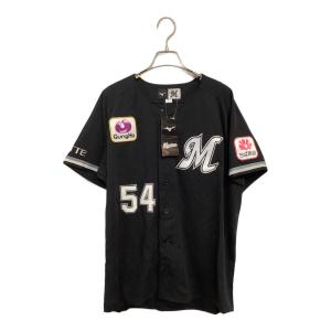 千葉ロッテマリーンズ (チバロッテマリーンズ) NPB レプリカユニフォーム 澤村拓一 メンズ SIZE M ブラック 背番号54 2023 ハイクオリティユニフォーム(ビジター) MIZUNO
