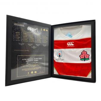 Canterbury (カンタベリー) オーセンティックジャージ メンズ SIZE L ホワイト×レッド ラグビーＷ杯2019記念 1000着限定