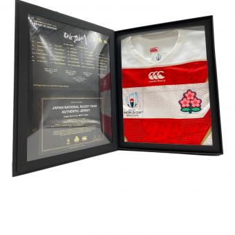 Canterbury (カンタベリー) オーセンティックジャージ メンズ SIZE L ホワイト×レッド ラグビーＷ杯2019記念 1000着限定