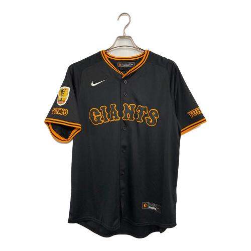 読売ジャイアンツ (ヨミウリジャイアンツ) NPB レプリカユニフォーム 坂本勇人 メンズ SIZE L ブラック 背番号6【2024 3rd ブラック セ・リーグ チャンピオン・エンブレム レプリカ ユニホーム】⑨ NIKE