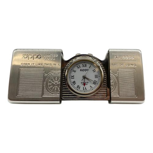 ZIPPO (ジッポ) アラーム付クロック シルバー 1995製
