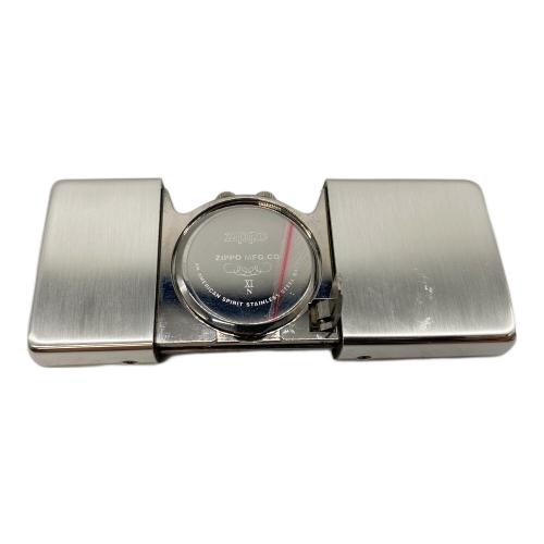 ZIPPO (ジッポ) アラーム付クロック シルバー 1995製