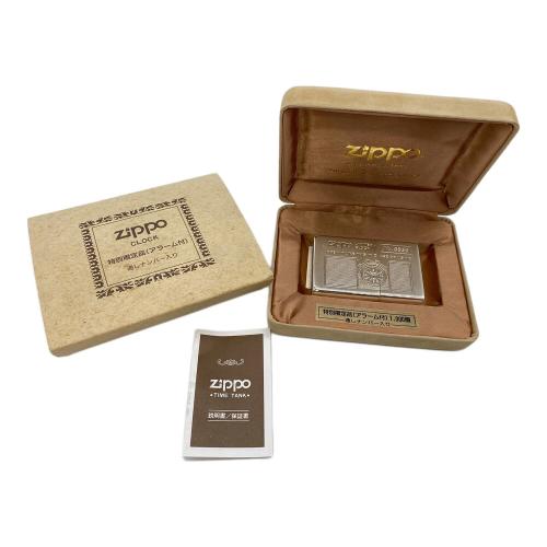 ZIPPO (ジッポ) アラーム付クロック シルバー 1995製