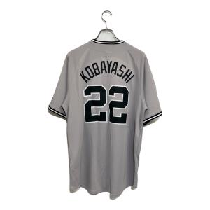 読売ジャイアンツ (ヨミウリジャイアンツ) NPB レプリカユニフォーム 小林誠司 背番号22【2024 ビジター セ・リーグ チャンピオン・エンブレム レプリカ ユニホーム】 メンズ SIZE LL (US L) グレー
