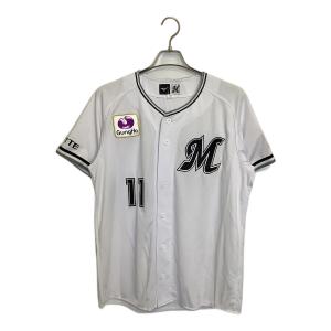 千葉ロッテマリーンズ (チバロッテマリーンズ) NPB レプリカユニフォーム 澤村拓一 メンズ SIZE M ホワイト 2024 ファーム 背番号11 12JRMM80 MIZUNO