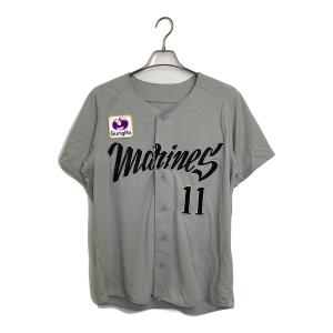 千葉ロッテマリーンズ (チバロッテマリーンズ) NPB レプリカユニフォーム 澤村拓一 メンズ SIZE M グレー 2025 NCE 背番号11 12JRMM90 MIZUNO