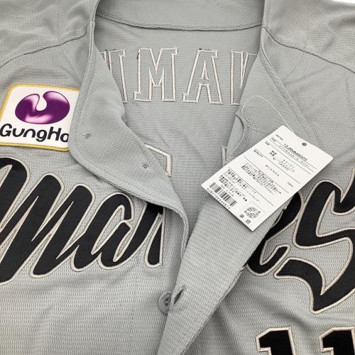 千葉ロッテマリーンズ (チバロッテマリーンズ) NPB レプリカユニフォーム 澤村拓一 メンズ SIZE M グレー 2025 NCE 背番号11 12JRMM90 MIZUNO