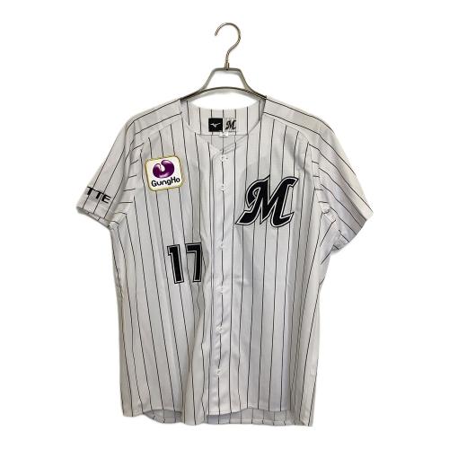 千葉ロッテマリーンズ (チバロッテマリーンズ) NPBレプリカユニフォーム佐々木朗希 メンズ SIZE M ホワイト 2023 月間MVP記念 ホーム 背番号17 12JRMM60 ⑨