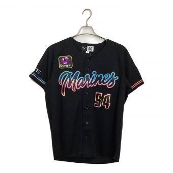 千葉ロッテマリーンズ (チバロッテマリーンズ) NPB レプリカユニフォーム 澤村拓一 メンズ SIZE M ブラック BLACK SUMMER 2023 背番号54 12JRMM72 MIZUNO
