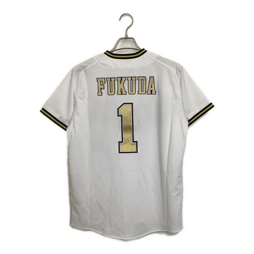 オリックス・バファローズ NPB レプリカユニフォーム 福田周平 メンズ SIZE M ホワイト×ゴールド Bs本拠地開幕シリーズ2023特別ユニフォーム 背番号1