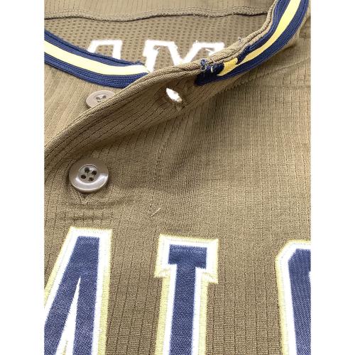 オリックス・バファローズ NPB レプリカユニフォーム 山岡泰輔 メンズ SIZE M オリーブ Bs夏の陣2022 背番号19 DBFR-2203 DESCENTE