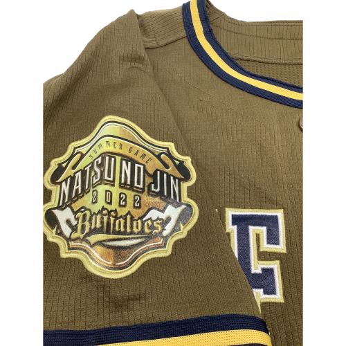 オリックス・バファローズ NPB レプリカユニフォーム 福田周平 メンズ SIZE M オリーブ Bs夏の陣2022 背番号1 DBFR-2203 DESCENTE