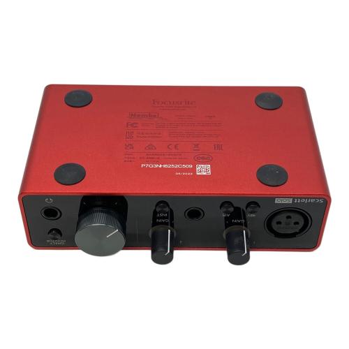 Focusrite (フォーカスライト) オーディオインターフェースセット Scarlett Solo Studio 3rd Gen 2022年製