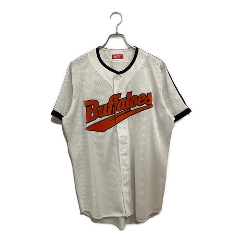 大阪近鉄バッファローズ NPB レプリカユニフォーム 1997-2004年 メンズ SIZE L ホワイト