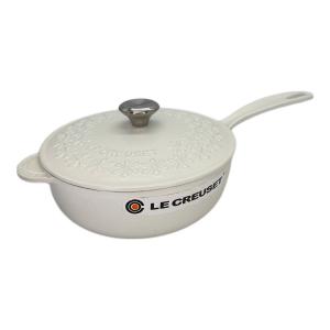 LE CREUSET (ルクルーゼ) 片手鍋 21cm ソーシエフラワーリーフ