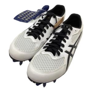 asics (アシックス) 陸上スパイク F461022 EFFORT 13 オールウェザー・土トラック兼用 メンズ SIZE 25.5cm ホワイト