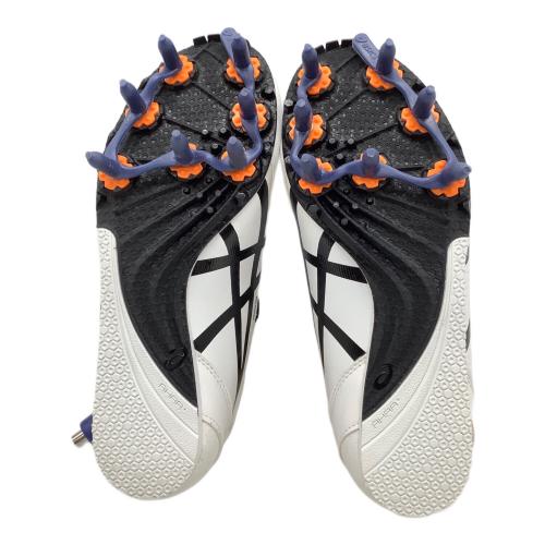 asics (アシックス) 陸上スパイク F461022 EFFORT 13 オールウェザー・土トラック兼用 メンズ SIZE 25.5cm ホワイト