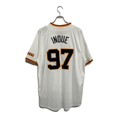 読売ジャイアンツ (ヨミウリジャイアンツ) NPB レプリカユニフォーム 井上温大 背番号97【2024 セ・リーグ チャンピオン・エンブレム レプリカ ユニホーム】TGLM-07Z8 メンズ SIZE LL (US L) ホワイト