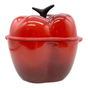 LE CREUSET (ルクルーゼ) パプリカ鍋 レッド ④