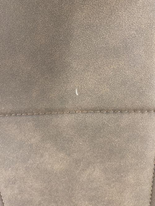 佐藤産業　2人掛けソファー ブラウン×ナチュラル  合皮