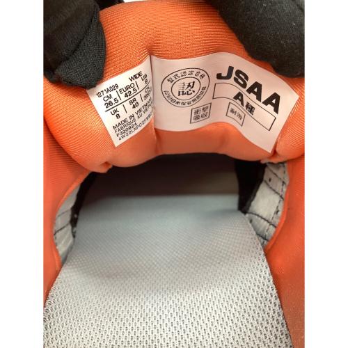 asics (アシックス) 安全靴 メンズ SIZE 26.5cm ブラック×オレンジ 【ウィンジョブ CP209 BOA 3E相当】 ・0941 1271A029