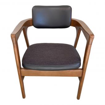 ACME Furniture (アクメファニチャー) アームチェアー ブラック×ブラウン WARNER