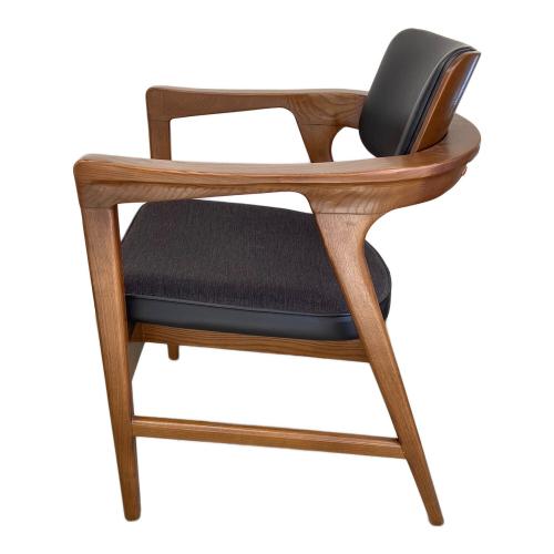 ACME Furniture (アクメファニチャー) アームチェアー ブラック×ブラウン WARNER