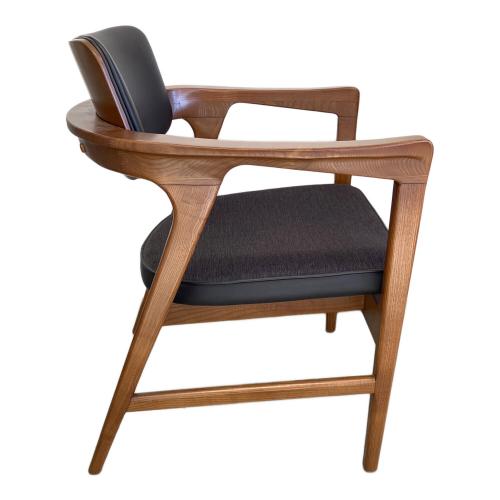 ACME Furniture (アクメファニチャー) アームチェアー ブラック×ブラウン WARNER