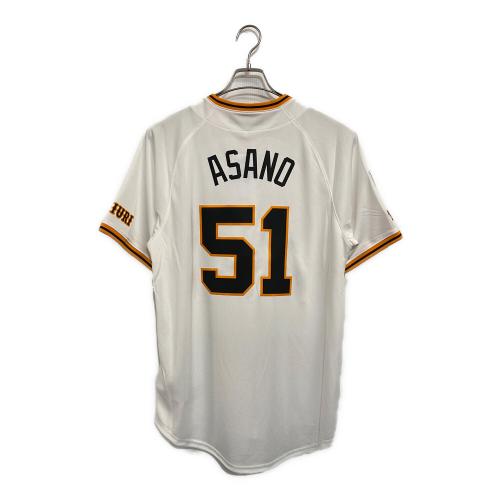 読売ジャイアンツ (ヨミウリジャイアンツ) NPB レプリカユニフォーム 浅野翔吾 メンズ SIZE L (US M) ホワイト 背番号51【2024 セ・リーグ チャンピオン・エンブレム レプリカ ユニホーム】 NIKE