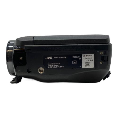 JVC (ジェイブイシー) デジタルビデオカメラ GZ-R75K-B 2018年製  側面カバー引っ掛かり無