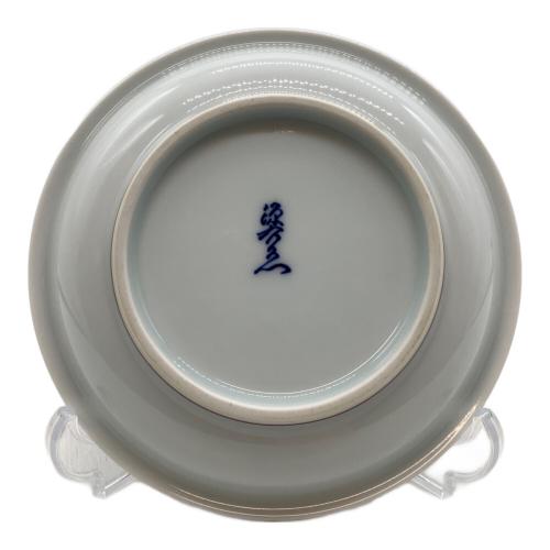 源右衛門窯 (ゲンエモンガマ) カップ&ソーサー 赤絵ミナイ手草花紋