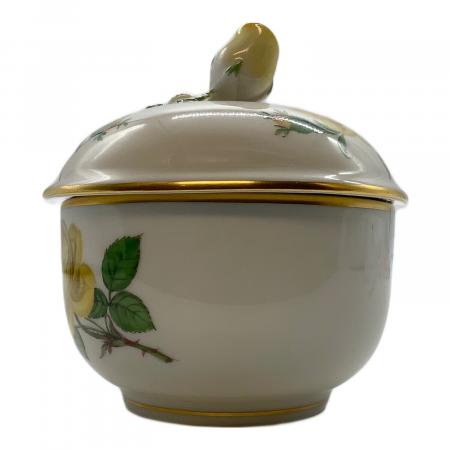 マイセン　フローラ　シュガーポット Meissen (マイセン) シュガーポット イエローローズ｜トレファク