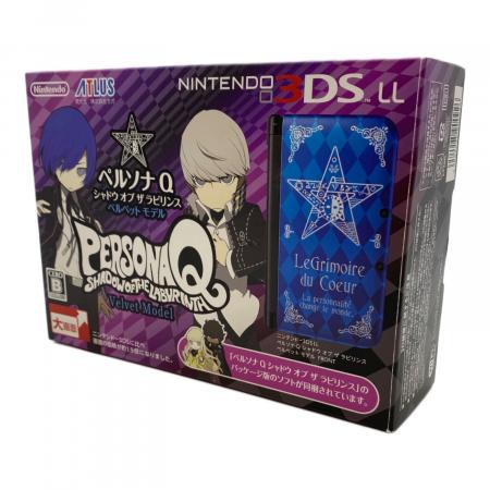 ニンテンドー3DSハード ニンテンドー3DSLL本体 ペルソナQ ベルベット