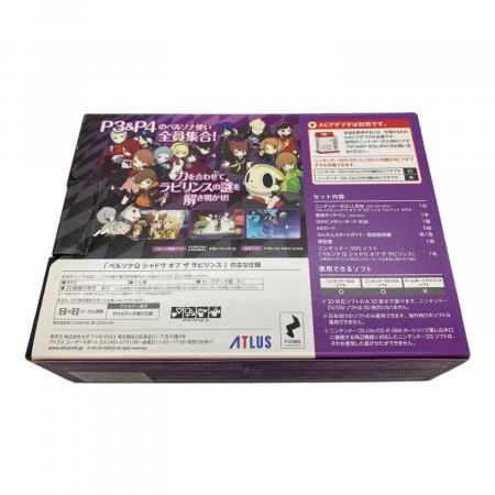 ニンテンドー3DSハード ニンテンドー3DSLL本体 ペルソナQ ベルベット