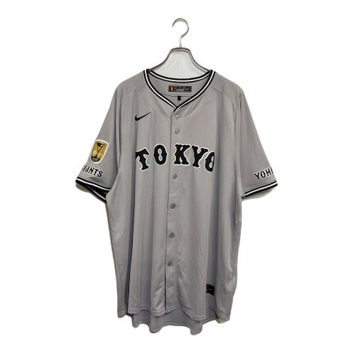 読売ジャイアンツ (ヨミウリジャイアンツ) NPB レプリカユニフォーム 坂本勇人 背番号6【2024 ビジター セ・リーグ チャンピオン・エンブレム レプリカ ユニホーム】 メンズ SIZE 4L-5L (US XXL) グレー
