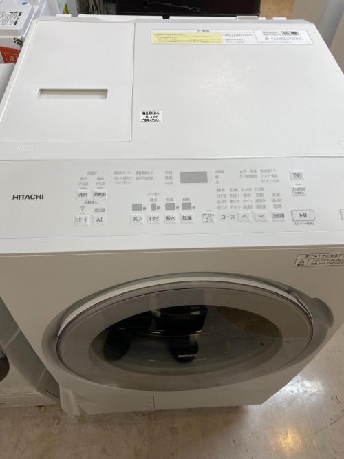 HITACHI (ヒタチ) ドラム式洗濯乾燥機 13.0kg 7.0㎏ BD-SX130KL 2024年製 ヒートポンプ式 クリーニング済 50Hz／60Hz