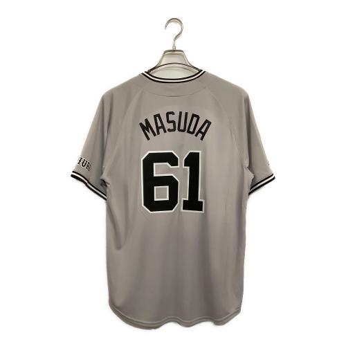 読売ジャイアンツ (ヨミウリジャイアンツ) NPB レプリカユニフォーム 増田陸 メンズ SIZE LL (US L) グレー 背番号61【2024 ビジター セ・リーグチャンピオンエンブレム レプリカユニホーム】 NIKE