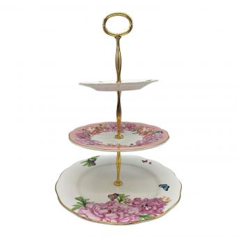 ROYAL ALBERT (ロイヤルアルバート) ケーキスタンド オールドカントリーローズ