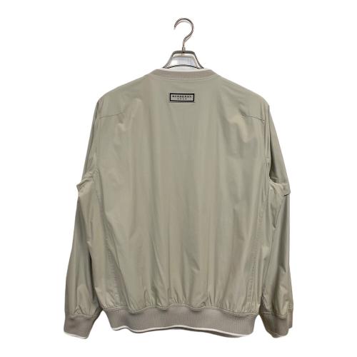 BURBERRY GOLF (バーバリーゴルフ) ゴルフウェア (ジャケット) 【リバーシブル ウォームジャケット】E5F53-225 @B* メンズ SIZE 4 (L) ホワイト×ベージュ