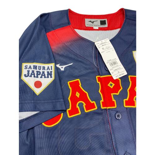 侍JAPAN (サムライジャパン) 日本代表 ユニフォーム 高橋宏斗 12JRMJ7219 メンズ SIZE M ネイビー