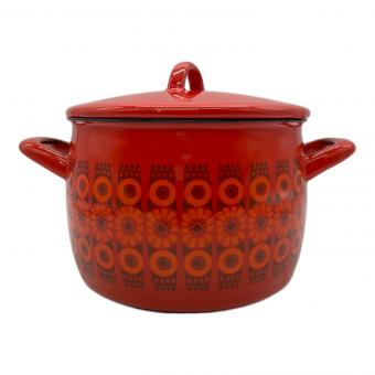 ARABIA FINLAND (アラビア フィンランド) ホーロー鍋 19cm レッド Kehra