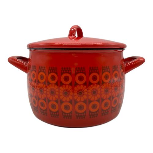 ARABIA FINLAND (アラビア フィンランド) ホーロー鍋 19cm レッド Kehra