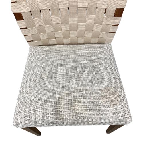 Ritzwell (リッツウェル) ダイニングチェアー グレー×ブラウン KLINT