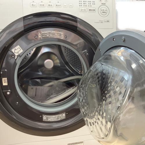SHARP (シャープ) ドラム式洗濯乾燥機 ES-S7H 2023年製 扉内側割れ有り